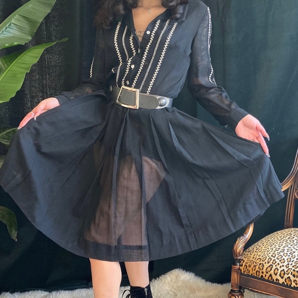 Vintage Sheer Dress